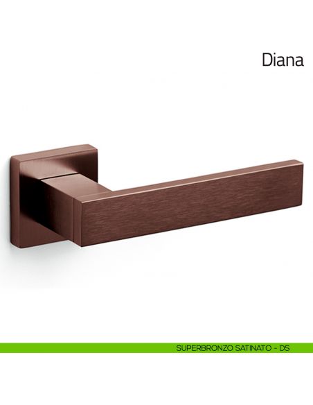 Maniglia per porta Diana Olivari superbronzo satinato