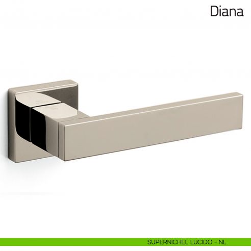 Maniglia per porta Diana Olivari supernichel lucido