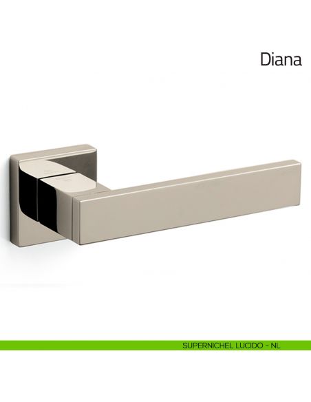 Maniglia per porta Diana Olivari supernichel lucido