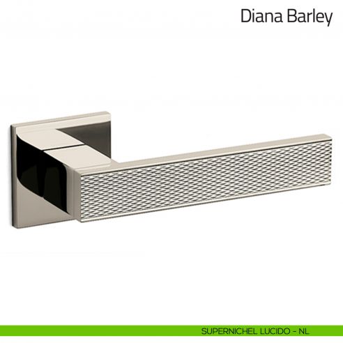 Maniglia per porta Diana Barley Olivari bassa supernichel lucido