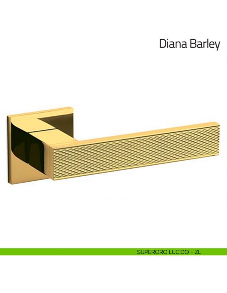 Maniglia per porta Diana Barley Olivari bassa superoro satinato