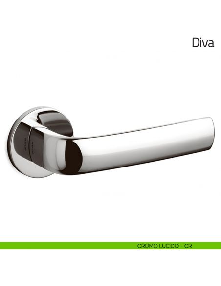 Maniglia per porta Diva Olivari cromo lucido