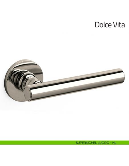 Maniglia per porta Dolce Vita Olivari supernichel lucido