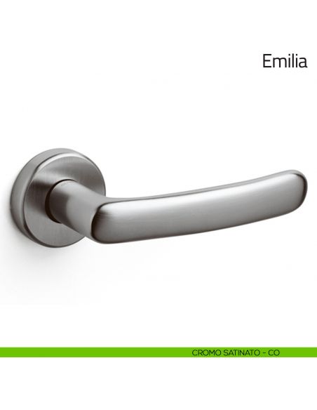 Maniglia per porta Emilia Olivari cromo satinato