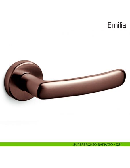 Maniglia per porta Emilia Olivari superbronzo satinato