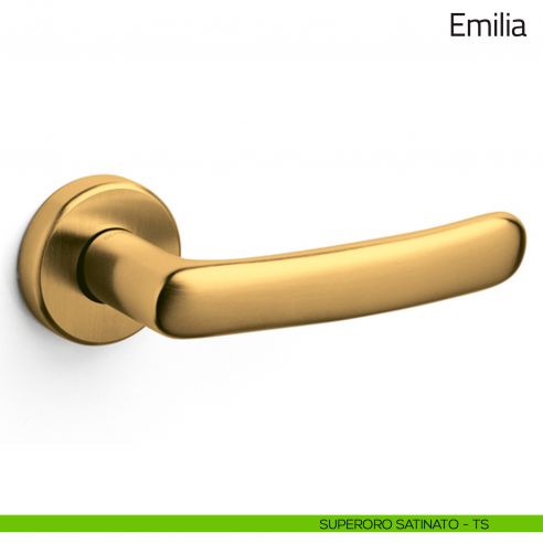 Maniglia per porta Emilia Olivari superoro satinato