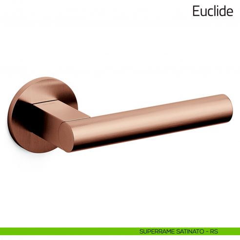 Maniglia per porta Euclide Olivari bassa superrame satinato