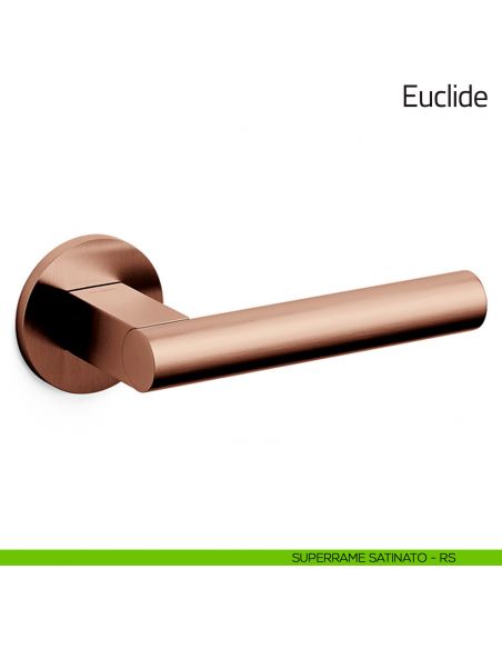 Maniglia per porta Euclide Olivari bassa superrame satinato