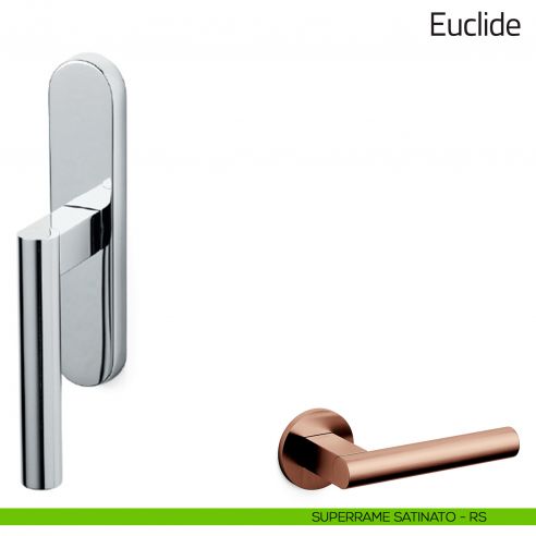 Maniglia per finestra cremonese Euclide Olivari superrame satinato