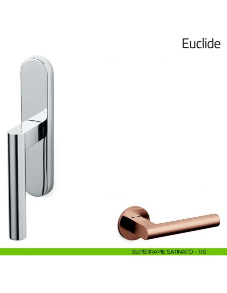 Maniglia per finestra cremonese Euclide Olivari superrame satinato