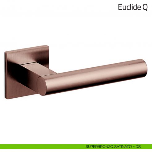 Maniglia per porta Euclide Q Olivari bassa superbronzo satinato