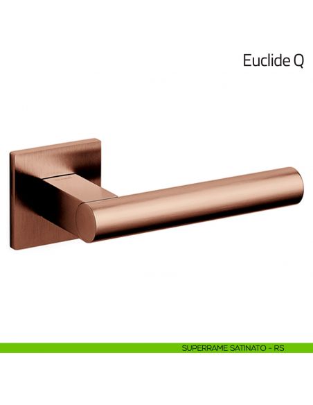 Maniglia per porta Euclide Q Olivari bassa superrame satinato
