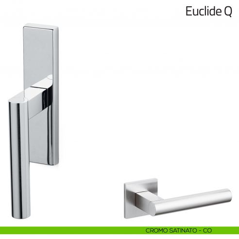 Maniglia per finestra cremonese Euclide Olivari cromo satinato