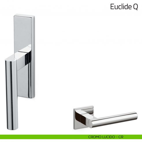 Maniglia per finestra cremonese Euclide Olivari cromo lucido