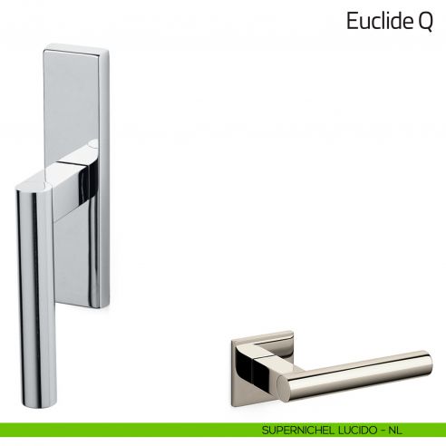 Maniglia per finestra cremonese Euclide Olivari supernichel lucido