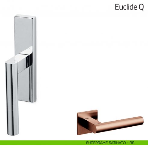 Maniglia per finestra cremonese Euclide Olivari superrame satinato