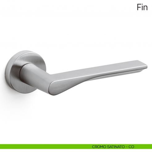 Maniglia per porta Fin Olivari cromo satinato
