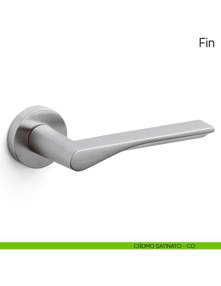 Maniglia per porta Fin Olivari cromo satinato