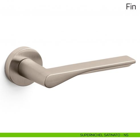 Maniglia per porta Fin Olivari supernichel satinato