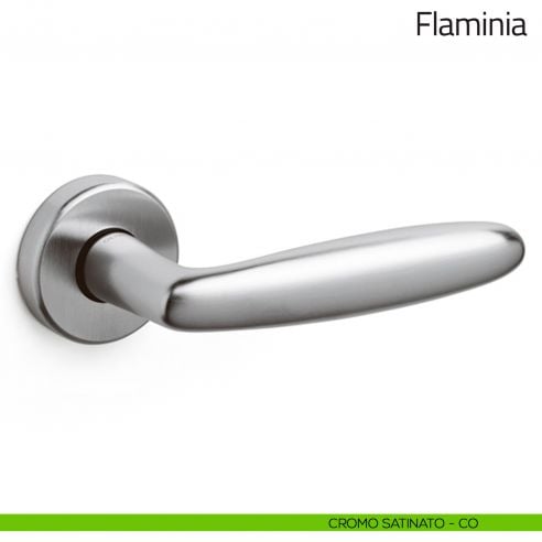 Maniglia per porta Flaminia Olivari cromo satinato
