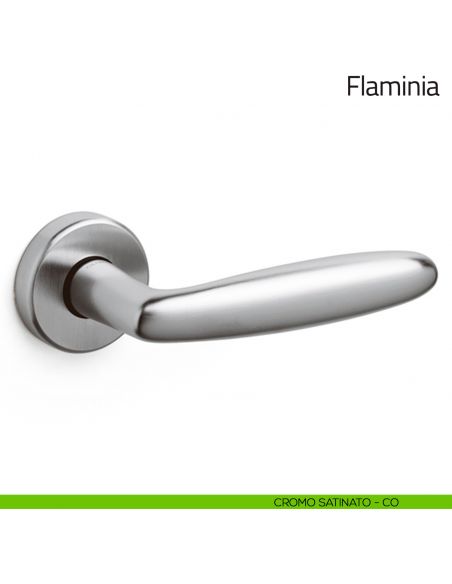 Maniglia per porta Flaminia Olivari cromo satinato