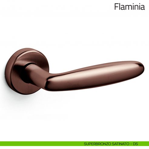Maniglia per porta Flaminia Olivari superbronzo satinato