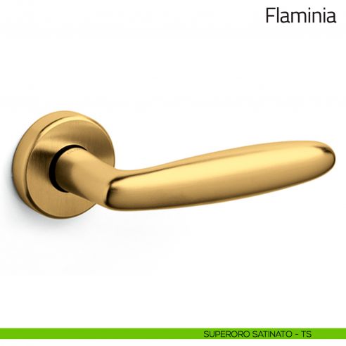 Maniglia per porta Flaminia Olivari superoro satinato