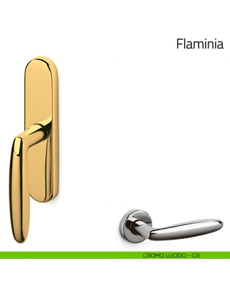 Maniglia per finestra cremonese Flaminia Olivari cromo lucido