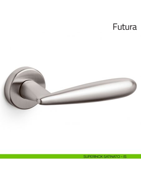 Maniglia per porta Futura Olivari superinox satinato