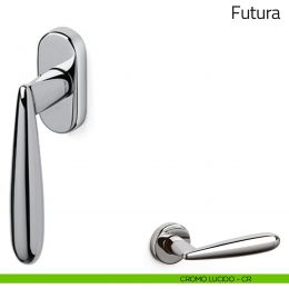 Maniglia per finestra martellina DK Futura Olivari 2