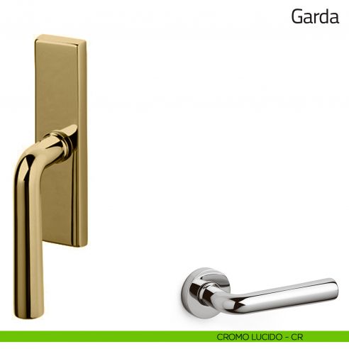 Maniglia per finestra cremonese Garda Olivari cromo lucido