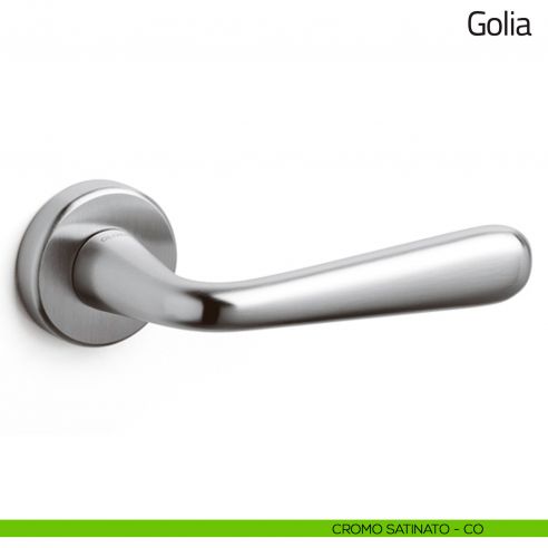 Maniglia per porta Golia Olivari cromo satinato