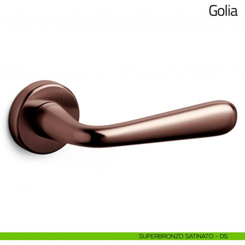 Maniglia per porta Golia Olivari superbronzo satinato