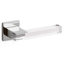 Maniglia in cristallo per porta Ice Cube Olivari bassa