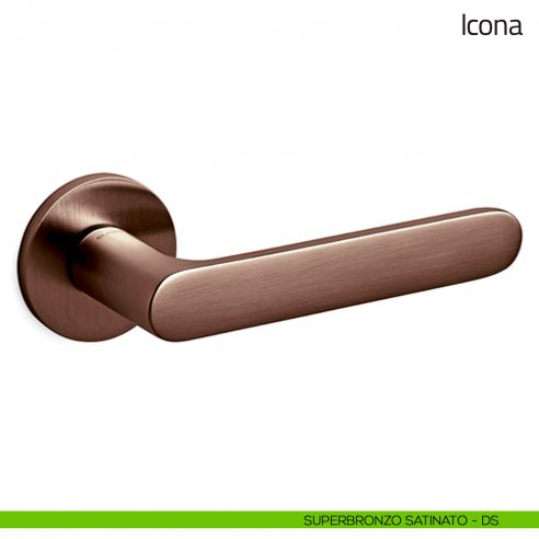 Maniglia per porta Icona Olivari superbronzo satinato