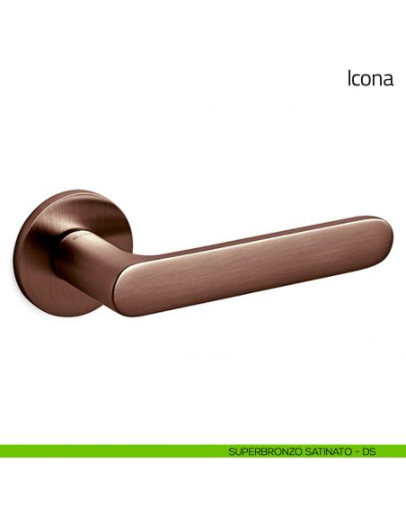 Maniglia per porta Icona Olivari superbronzo satinato