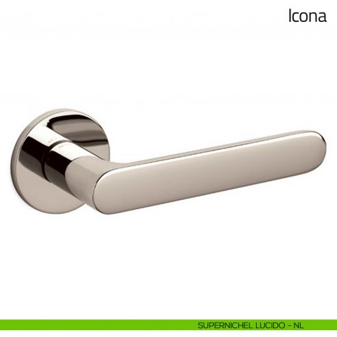 Maniglia per porta Icona Olivari supernichel lucido