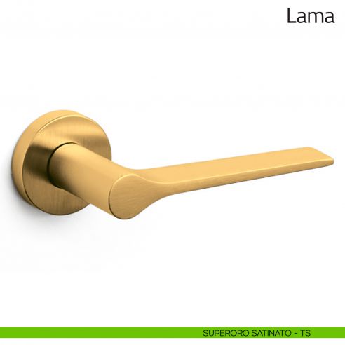 Maniglia per porta Lama Olivari superoro satinato