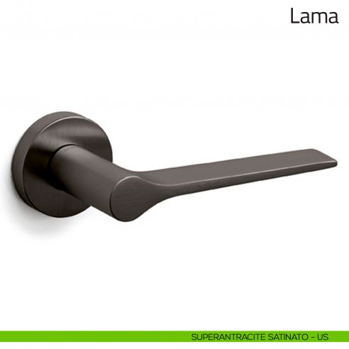 Maniglia per porta Lama Olivari superantracite satinato