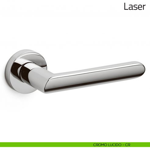 Maniglia per porta Laser Olivari cromo lucido