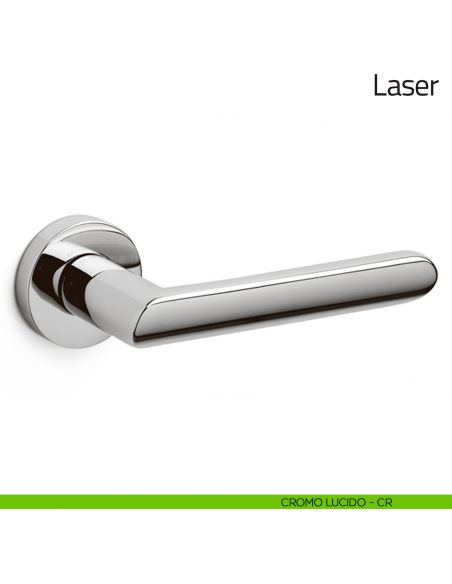 Maniglia per porta Laser Olivari cromo lucido