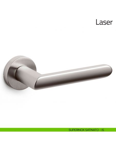 Maniglia per porta Laser Olivari superinox satinato