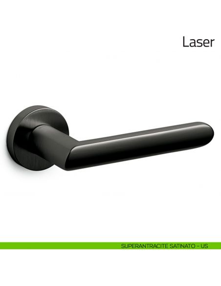 Maniglia per porta Laser Olivari superantracite satinato