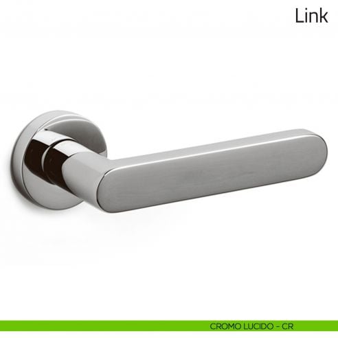 Maniglia per porta Link Olivari cromo lucido