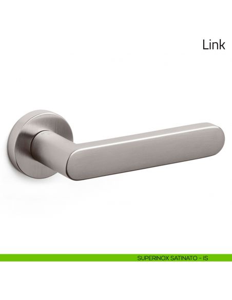 Maniglia per porta Link Olivari superinox satinato