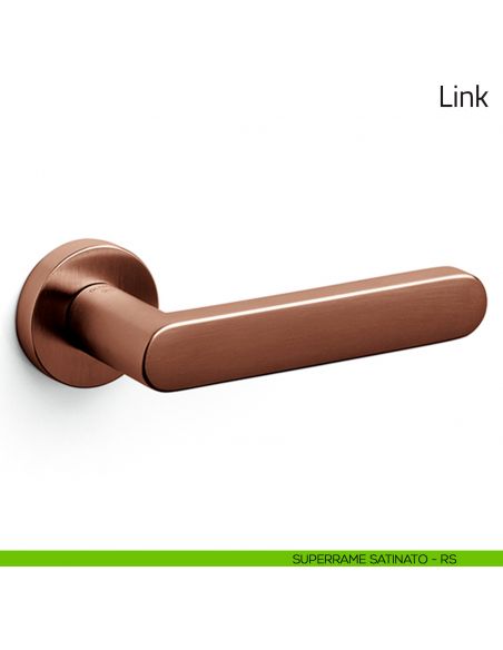 Maniglia per porta Link Olivari superrame satinato