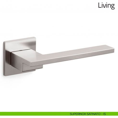 Maniglia per porta Living Olivari bassa superinox satinato