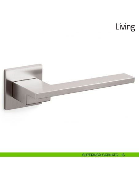 Maniglia per porta Living Olivari bassa superinox satinato