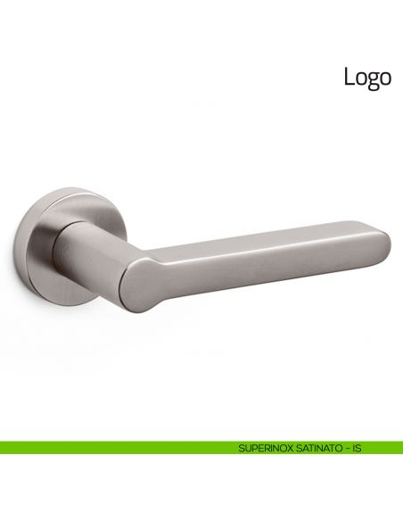 Maniglia per porta Logo Olivari superinox satinato
