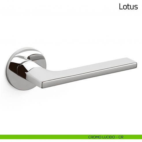 Maniglia per porta Lotus Olivari bassa cromo lucido